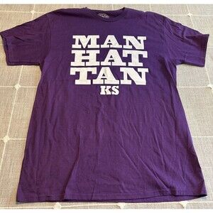 Kansas State University Large Short Sleeve T shirt Manhattan Kansas New